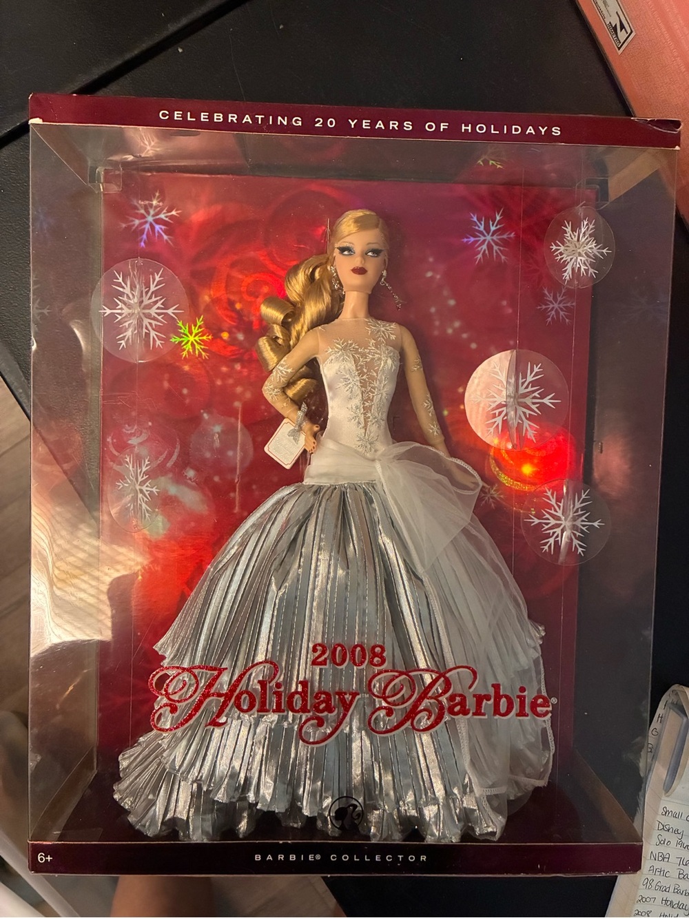 2008 Holiday Barbie 20th Anniversary